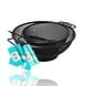Discountershop Stainless Steel Colander Set 31 cm and 20 cm with 13 cm Sieve – 3-Piece Black Kitchen Strainer Set for Pasta, Rice, Fruit and Vegetables Discountershop Stainless Steel Colander Set 31 cm and 20 cm with 13 cm Sieve – 3-Piece Black Kitchen Strainer Set for Pasta, Rice, Fruit and Vegetables