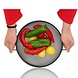 Discountershop Vergiet Set RVS 31 cm en 20 cm met Zeef 13 cm – 3-delige zwarte keukenzeef set voor pasta, rijst, groente, fruit en bakken Discountershop Vergiet Set RVS 31 cm en 20 cm met Zeef 13 cm – 3-delige zwarte keukenzeef set voor pasta, rijst, groente, fruit en bakken