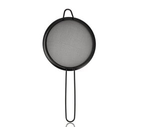 Discountershop Zeef Ø13 cm – Kleine zwarte RVS keukenzeef met handvat Discountershop Zeef Ø13 cm – Kleine zwarte RVS keukenzeef met handvat