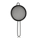 Discountershop Fine-Mesh Kitchen Sieve Ø13 cm with Handle – Black Stainless Steel Strainer for Tea, Flour, Icing Sugar, Cocoa, Sauces and Stock Discountershop Fine-Mesh Kitchen Sieve Ø13 cm with Handle – Black Stainless Steel Strainer for Tea, Flour, Icing Sugar, Cocoa, Sauces and Stock
