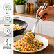 Discountershop Stainless Steel Serving Spoon 34 cm – Long Handle Kitchen Spoon with Hanging Loop Discountershop Stainless Steel Serving Spoon 34 cm – Long Handle Kitchen Spoon with Hanging Loop