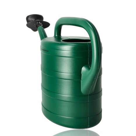 Discountershop Gieter 10 Liter met Sproeikop – Groene Kunststof Plantengieter voor Kamerplanten, Balkon, Tuin, Kas, Bloemen en Moestuin