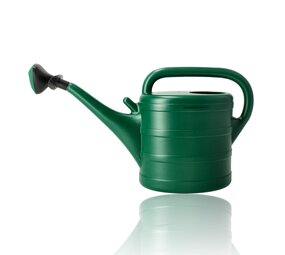 Discountershop 10L Green Watering Can with Detachable Sprinkler Head