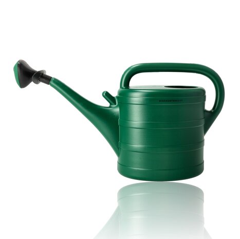 Discountershop Gieter 10 Liter met Sproeikop – Groene Kunststof Plantengieter voor Kamerplanten, Balkon, Tuin, Kas, Bloemen en Moestuin