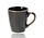 Koffiemokken 200 ml met Oor – Keramische Koffiekopjes voor Espresso, Cappuccino, Lungo, Americano en Thee in Zwart-Goud