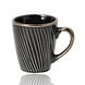 Discountershop Koffiemokken 200 ml met Oor – Keramische Koffiekopjes voor Espresso, Cappuccino, Lungo, Americano en Thee in Zwart-Goud