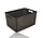 Opbergmand 18L Kunststof met Handgrepen – 38 x 28 x 19 cm Organizer voor Speelgoed, Kinderkamer, Keukenkast en Kledingkast