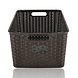 Discountershop 18L Plastic Storage Basket with Handles – 38 x 28 x 19cm Organiser for Toys, Children’s Rooms, Kitchen Cabinets and Wardrobes Discountershop 18L Plastic Storage Basket with Handles – 38 x 28 x 19cm Organiser for Toys, Children’s Rooms, Kitchen Cabinets and Wardrobes