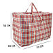 Discountershop Storage Bag 150L with Zipper – XXL Red Storage Bag for Clothing, Duvets & Moving – Foldable Storage Bag Discountershop Storage Bag 150L with Zipper – XXL Red Storage Bag for Clothing, Duvets & Moving – Foldable Storage Bag
