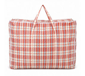 Discountershop Storage Bag 150L with Zipper – XXL Storage Bag Red Discountershop Storage Bag 150L with Zipper – XXL Storage Bag Red