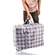 Discountershop Opbergtas met Rits 150L voor Kleding en Verhuizen – Grote Big Shopper XL voor Beddengoed, Camping, Caravan en Boodschappen