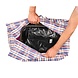 Discountershop Zippered Storage Bag 150L for Clothes and Moving – Large XL Shopper for Bedding, Camping, Caravans and Groceries