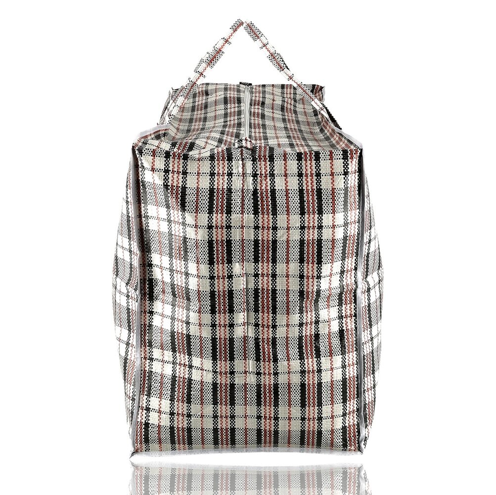 Discountershop Opbergtas met Rits 150L Zwart-Rood-Wit – Grote Big Shopper XXL voor Verhuizen, Beddengoed, Wasgoed, Camping en Boodschappen Discountershop Opbergtas met Rits 150L Zwart-Rood-Wit – Grote Big Shopper XXL voor Verhuizen, Beddengoed, Wasgoed, Camping en Boodschappen