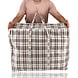 Discountershop Zippered Storage Bag 150L Black-Red-White – Large XXL Shopper for Moving, Bedding, Laundry, Camping and Groceries Discountershop Zippered Storage Bag 150L Black-Red-White – Large XXL Shopper for Moving, Bedding, Laundry, Camping and Groceries