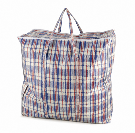 Discountershop Zippered Storage Bag 90L for Clothes and Bedding – Blue, White and Red Big Shopper for Laundry, Moving, Camping and Groceries Discountershop Zippered Storage Bag 90L for Clothes and Bedding – Blue, White and Red Big Shopper for Laundry, Moving, Camping and Groceries