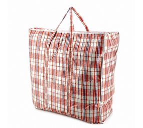 Discountershop Opbergtas met Rits 90L Rood-Wit-Blauw
