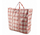 Opbergtas met Rits 90L Rood-Wit-Blauw – Brede Big Shopper voor Kleding, Wasgoed, Verhuizen, Vakantie en Grote Boodschappen