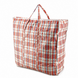 Discountershop Opbergtas met Rits 90L Rood-Wit-Blauw – Brede Big Shopper voor Kleding, Wasgoed, Verhuizen, Vakantie en Grote Boodschappen