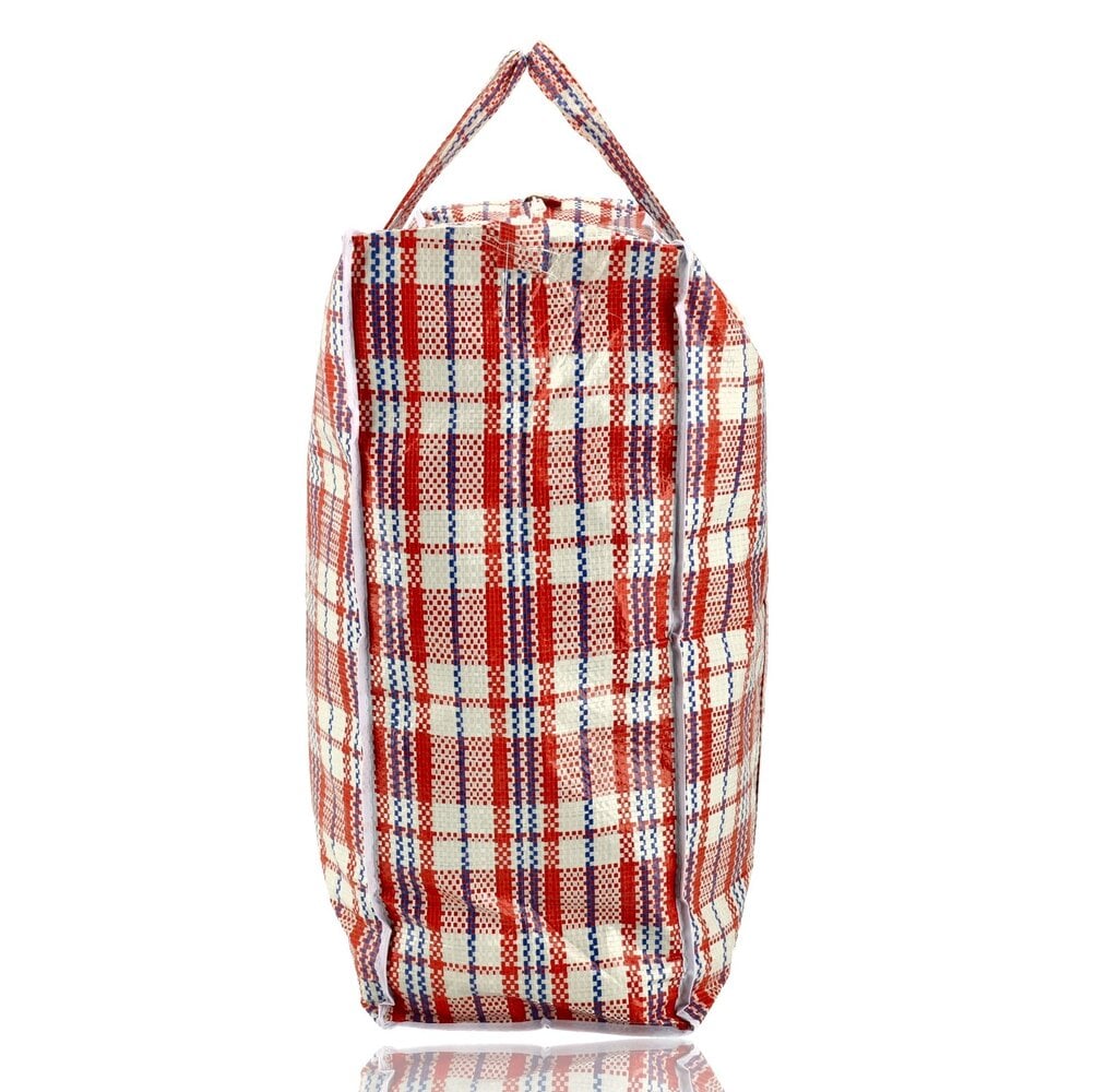 Discountershop Zippered Storage Bag 45L for Clothes and Laundry – Compact Big Shopper for Groceries, Moving, Camping, Holidays and Travel Discountershop Zippered Storage Bag 45L for Clothes and Laundry – Compact Big Shopper for Groceries, Moving, Camping, Holidays and Travel