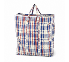 Discountershop 45L Zippered Storage Bag for Clothes and Laundry Discountershop 45L Zippered Storage Bag for Clothes and Laundry
