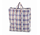 Opbergtas met Rits 45L Blauw-Wit-Rood – Compacte Big Shopper voor Wasgoed, Beddengoed, Reizen, Boodschappen en Verhuizen