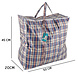 Discountershop 45L Zippered Storage Bag in Blue, White and Red – Compact Big Shopper for Laundry, Bedding, Travel, Groceries and Moving Discountershop 45L Zippered Storage Bag in Blue, White and Red – Compact Big Shopper for Laundry, Bedding, Travel, Groceries and Moving