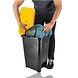 Discountershop Pedaalemmer 60 Liter Set van 3 voor Afvalscheiding – Zwarte Afvalbakken met Voetpedaal en Geel, Blauw en Groen Deksel voor Thuis