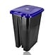 Discountershop 50L Pedal Bin Set for Waste Sorting – Three Black Recycling Bins with Foot Pedals and Yellow, Blue and Green Lids for Home or Work Discountershop 50L Pedal Bin Set for Waste Sorting – Three Black Recycling Bins with Foot Pedals and Yellow, Blue and Green Lids for Home or Work