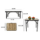 Discountershop Campingtafel 60 x 45 cm voor 1 Persoon – Inklapbare Klaptafel met 2 Hoogtes 25,5/55,5 cm - Voor Caravan, Balkon, Tuin en Picknick Discountershop Campingtafel 60 x 45 cm voor 1 Persoon – Inklapbare Klaptafel met 2 Hoogtes 25,5/55,5 cm - Voor Caravan, Balkon, Tuin en Picknick