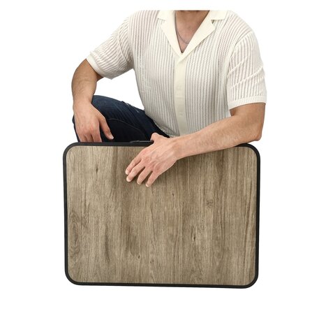 Discountershop Camping Table 60 x 45 cm for 1 Person – Folding Table with 2 Heights 25.5/55.5 cm – for Caravan, Balcony, Garden and Picnic Discountershop Camping Table 60 x 45 cm for 1 Person – Folding Table with 2 Heights 25.5/55.5 cm – for Caravan, Balcony, Garden and Picnic