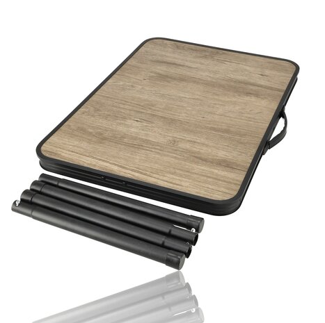 Discountershop Campingtafel 60 x 45 cm voor 1 Persoon – Inklapbare Klaptafel met 2 Hoogtes 25,5/55,5 cm - Voor Caravan, Balkon, Tuin en Picknick Discountershop Campingtafel 60 x 45 cm voor 1 Persoon – Inklapbare Klaptafel met 2 Hoogtes 25,5/55,5 cm - Voor Caravan, Balkon, Tuin en Picknick