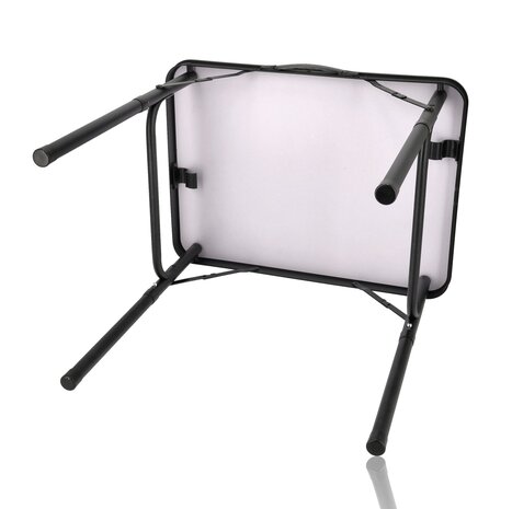 Discountershop Campingtafel 60 x 45 cm voor 1 Persoon – Inklapbare Klaptafel met 2 Hoogtes 25,5/55,5 cm - Voor Caravan, Balkon, Tuin en Picknick Discountershop Campingtafel 60 x 45 cm voor 1 Persoon – Inklapbare Klaptafel met 2 Hoogtes 25,5/55,5 cm - Voor Caravan, Balkon, Tuin en Picknick