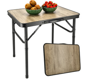 Discountershop Camping Table 60 x 45 cm with Adjustable Height Discountershop Camping Table 60 x 45 cm with Adjustable Height