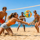 Discountershop Volleyball Size 5, 22 cm – Lightweight PVC Beach Volleyball for Beach, Garden, Campsite, Holidays and Outdoor Family Games Discountershop Volleyball Size 5, 22 cm – Lightweight PVC Beach Volleyball for Beach, Garden, Campsite, Holidays and Outdoor Family Games