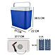 Discountershop Elektrische koelbox 24 liter 12V – auto koelbox met 2 deksels en koelelementen voor camping, camper, caravan, strand en vakantie Discountershop Elektrische koelbox 24 liter 12V – auto koelbox met 2 deksels en koelelementen voor camping, camper, caravan, strand en vakantie