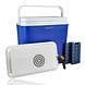 Discountershop Elektrische koelbox 24 liter 12V – auto koelbox met 2 deksels en koelelementen voor camping, camper, caravan, strand en vakantie Discountershop Elektrische koelbox 24 liter 12V – auto koelbox met 2 deksels en koelelementen voor camping, camper, caravan, strand en vakantie