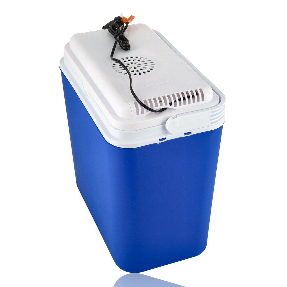 Discountershop Elektrische koelbox 24 liter 12V – auto koelbox met 2 deksels en koelelementen voor camping, camper, caravan, strand en vakantie Discountershop Elektrische koelbox 24 liter 12V – auto koelbox met 2 deksels en koelelementen voor camping, camper, caravan, strand en vakantie