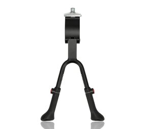 Discountershop Adjustable double bike kickstand 24-28 inch black