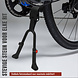 Discountershop Fiets standaard dubbel 24-28 inch, verstelbare tweebeenstandaard met M9 x 30 mm bout voor stadsfiets, transportfiets en e-bike Discountershop Fiets standaard dubbel 24-28 inch, verstelbare tweebeenstandaard met M9 x 30 mm bout voor stadsfiets, transportfiets en e-bike
