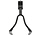 Dubbele fietsstandaard 26-28 inch, verstelbare zwarte tweebeenstandaard voor stadsfiets, transportfiets, hybridfiets en e-bike