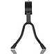 Discountershop Dubbele fietsstandaard 26-28 inch, verstelbare zwarte tweebeenstandaard voor stadsfiets, transportfiets, hybridfiets en e-bike Discountershop Dubbele fietsstandaard 26-28 inch, verstelbare zwarte tweebeenstandaard voor stadsfiets, transportfiets, hybridfiets en e-bike