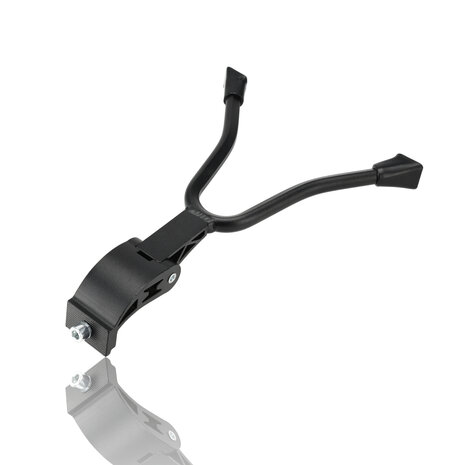 Discountershop Dubbele fietsstandaard 26-28 inch, verstelbare zwarte tweebeenstandaard voor stadsfiets, transportfiets, hybridfiets en e-bike Discountershop Dubbele fietsstandaard 26-28 inch, verstelbare zwarte tweebeenstandaard voor stadsfiets, transportfiets, hybridfiets en e-bike