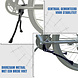 Discountershop Dubbele fietsstandaard 26-28 inch, verstelbare zwarte tweebeenstandaard voor stadsfiets, transportfiets, hybridfiets en e-bike Discountershop Dubbele fietsstandaard 26-28 inch, verstelbare zwarte tweebeenstandaard voor stadsfiets, transportfiets, hybridfiets en e-bike