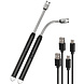 Discountershop Plasma Lighter Set of 2 – USB-C Rechargeable, Flexible and Wind-Resistant for Candles, Lanterns, BBQs and Outdoor Use Discountershop Plasma Lighter Set of 2 – USB-C Rechargeable, Flexible and Wind-Resistant for Candles, Lanterns, BBQs and Outdoor Use
