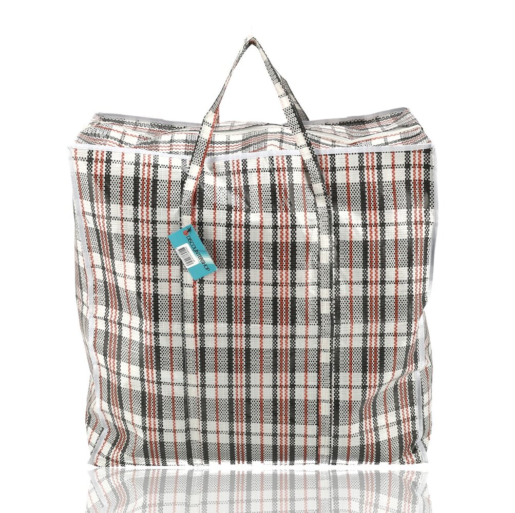 Discountershop Opbergtas met rits 90L – grote big shopper van 60 x 60 x 25 cm voor boodschappen, kleding, dekbedden, speelgoed, was, reizen en verhuizen Discountershop Opbergtas met rits 90L – grote big shopper van 60 x 60 x 25 cm voor boodschappen, kleding, dekbedden, speelgoed, was, reizen en verhuizen