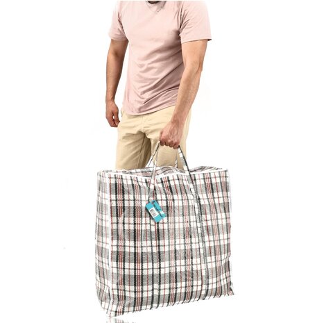 Discountershop Opbergtas met rits 90L – grote big shopper van 60 x 60 x 25 cm voor boodschappen, kleding, dekbedden, speelgoed, was, reizen en verhuizen Discountershop Opbergtas met rits 90L – grote big shopper van 60 x 60 x 25 cm voor boodschappen, kleding, dekbedden, speelgoed, was, reizen en verhuizen