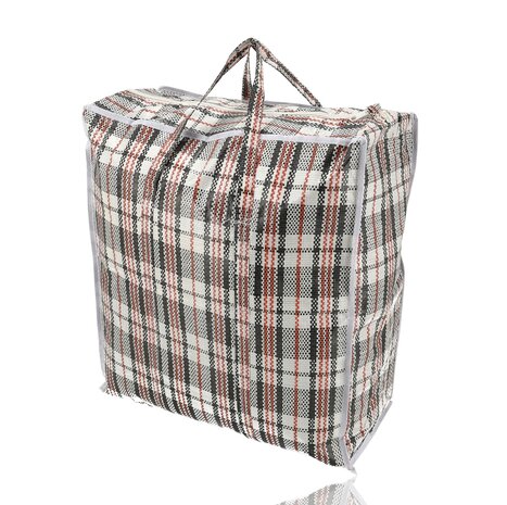 Discountershop Opbergtas met rits 45L – grote shopper van 45 x 50 x 20 cm voor boodschappen, kleding, beddengoed, wasgoed, reizen en verhuizen Discountershop Opbergtas met rits 45L – grote shopper van 45 x 50 x 20 cm voor boodschappen, kleding, beddengoed, wasgoed, reizen en verhuizen