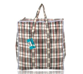 Discountershop Opbergtas met rits 30L – Shopper voor boodschappen en reizen