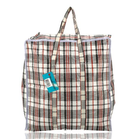 Discountershop Opbergtas met rits 30L – opvouwbare shopper van 40 x 43 x 18 cm voor boodschappen, kleding, wasgoed, reizen, camping en verhuizen Discountershop Opbergtas met rits 30L – opvouwbare shopper van 40 x 43 x 18 cm voor boodschappen, kleding, wasgoed, reizen, camping en verhuizen