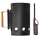 Merkloos Charcoal Chimney Starter with 27 cm Long BBQ Lighter – 17 x 27.5 cm Metal Briquette Starter for Charcoal, Kamado, Grill and BBQ Merkloos Charcoal Chimney Starter with 27 cm Long BBQ Lighter – 17 x 27.5 cm Metal Briquette Starter for Charcoal, Kamado, Grill and BBQ